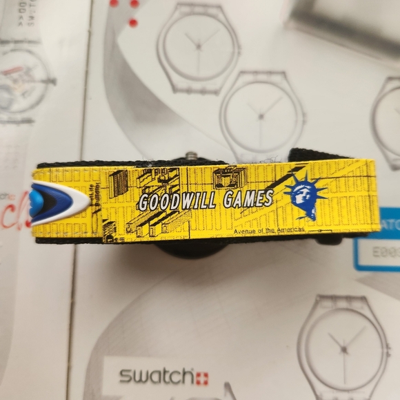 Vintage Swatch Scuba 200 Access Watch "Goodwill Games" SHB101. New Old Stock - Picture 3 of 15